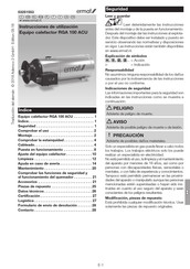 ermaf RGA 100 ACU Instrucciones De Utilizacion