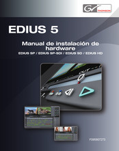 THOMSON GV EDIUS SD Manual De Instalación De Hardware