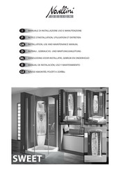 Novellini SWEET 4 Manual De Instalación, Uso Y Mantenimiento