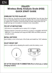 iHealth HS5 Guia De Inicio Rapido