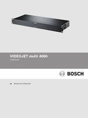 Bosch VIDEOJET multi 4000 Manual De Instalación