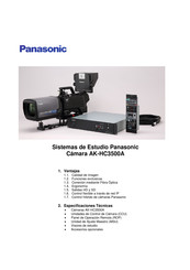 Panasonic AK-HC3500A Manual De Usuario