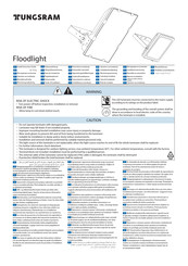 Tungsram LED Flood G1 TU S 150W 830 SY ST BN Guia De Instalacion