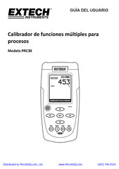 Extech Instruments PRC30 Guia Del Usuario