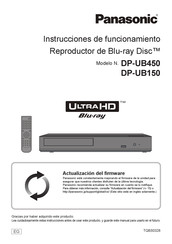 Panasonic DP-UB450 Instrucciones De Funcionamiento