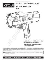 Ryobi P715 Manual Del Operador