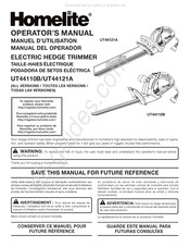 Homelite UT44121A Manual Del Operador