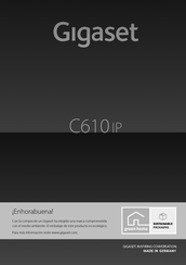 Siemens Gigaset C610IP Manual Del Usuario