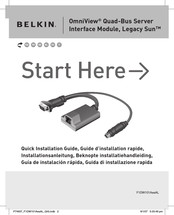 Belkin OmniView F1DW101AeaAL Guía De Instalación Rápida