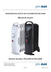 Pro-Elec PELL0203 Manual De Usuario