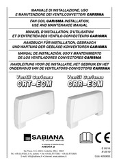 Sabiana Carisma CRR-ECM Manual De Instalación, Uso Y Mantenimiento