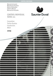 Saunier Duval CONTROL INDIVIDUAL SDSC-01 Manual De Usuario