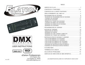 Elation DMX operator Manual Del Usario