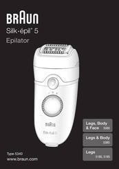 Braun Silk-épil 5 Legs,Body & Face 5580 Manual De Instrucciones