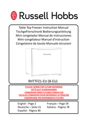 Russell Hobbs RHTTFZ1-EU Manual De Instrucciones