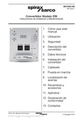 Spirax Sarco 556 Instrucciones De Instalación Y Mantenimiento