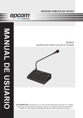 Epcom PROAUDIO SF4012 Manual De Usuario