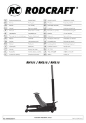 RODCRAFT RH315 Manual De Instrucciones