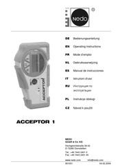 Nedo ACCEPTOR 1 Manual De Instrucciones