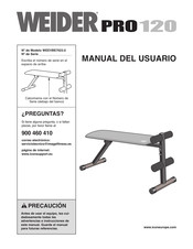 Weider Pro WEEVBE7023.0 Manual Del Usuario