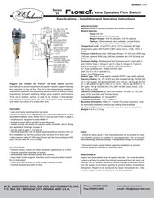 W.E. Anderson FlotecT V 4 Serie Instrucciones De Instalación Y  Operación