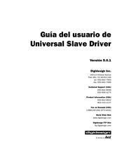 Avid Digidesign Universal Slave Driver Guia Del Usuario