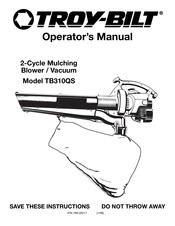 Troy-Bilt TB310QS Manual Del Operador