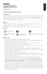 Philips Respironics OptiLife Instrucciones De Uso