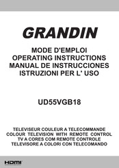 Grandin UD55VGB18 Manual De Instrucciones