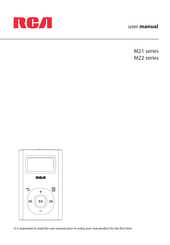 RCA M21 Serie Manual De Usuario