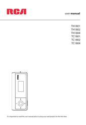 RCA TC1802 Manual De Usuario