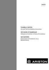 Ariston A45V Instrucciones De Instalación, Uso Y Mantenimiento