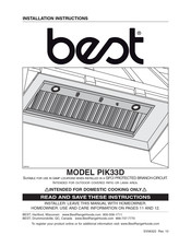 Best PIK33D Instrucciones De Instalación