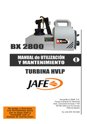 jafe BX 2800 Manual De Utilización Y Mantenimiento