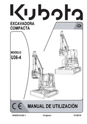 KUBOTA U36-4 Manual De Utilización