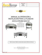 AccuTemp Accu-Steam GG24A Manual De Operación