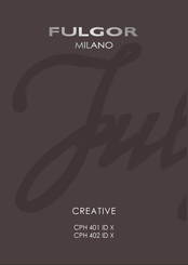 Fulgor Milano CREATIVE CPH 402 ID X Manual Del Usaurio