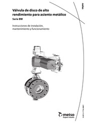 metso BW 6 Instrucciones De Instalacion, Mantenimiento Y Funcionamiento