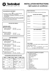 Tecnibel GR93C5 Manual Del Usaurio