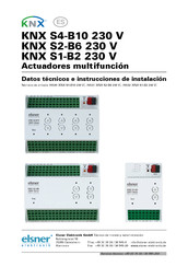 elsner elektronik KNX S2-B6 230 V Instrucciones De Instalación