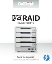 CalDigit T4 RAID Thunderbolt 3 Guía De Usuario