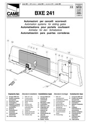 CAME BXE 241 Manual Del Usaurio