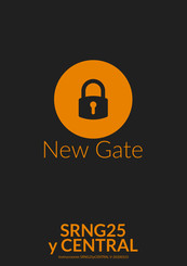 New Gate CENTRAL SRNG25 Instrucciones De Uso