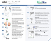 Welch Allyn Braun ThermoScan PRO 6000 Guía De Referencia Rápida