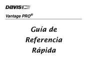 DAVIS Vantage Pro Guía De Referencia Rápida