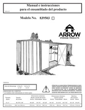 Arrow Storage Products 839503 Manual De Instrucciones