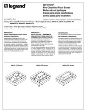 Legrand Wiremold 8801S-FC Instrucciones De Instalación