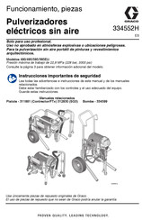 Graco 495 Funcionamiento, Piezas