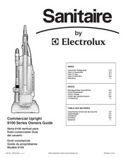 Electrolux Sanitaire 9100 Serie Guia Del Usuario