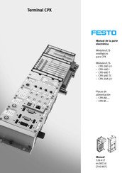 Festo CPX-4AE-T Manual De La Parte Electrónica